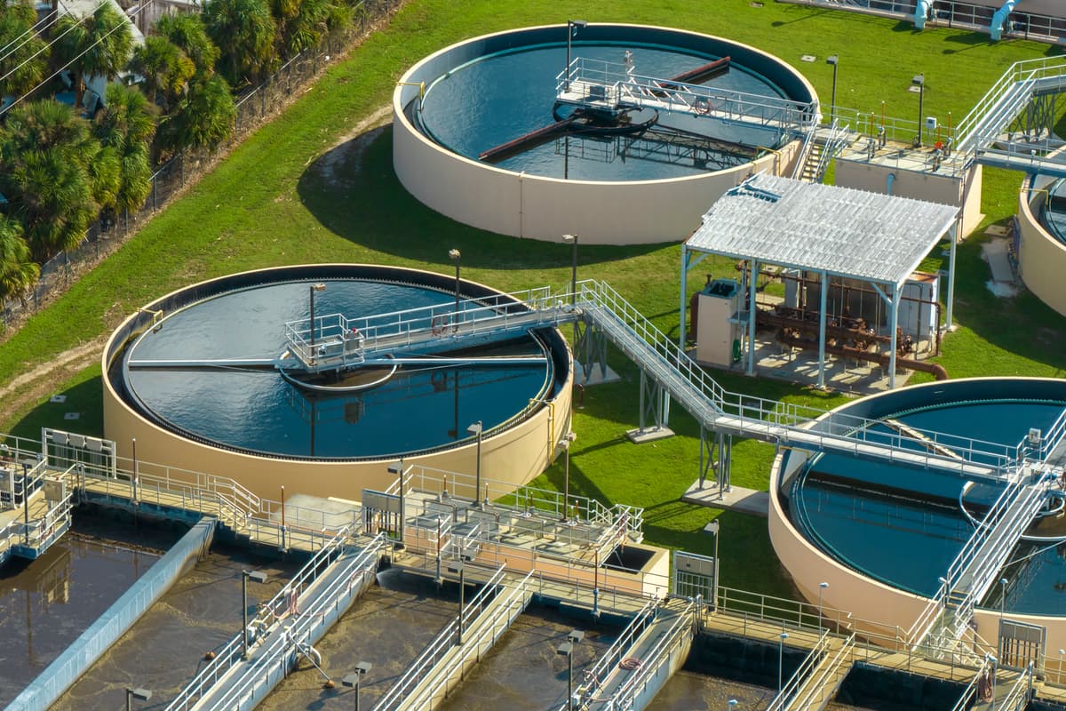 sludge treatment plant